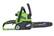 Angle. Greenworks - 10 in. 24-Volt Cordless Chainsaw (Battery and Charger Not Included) - Black/Green.