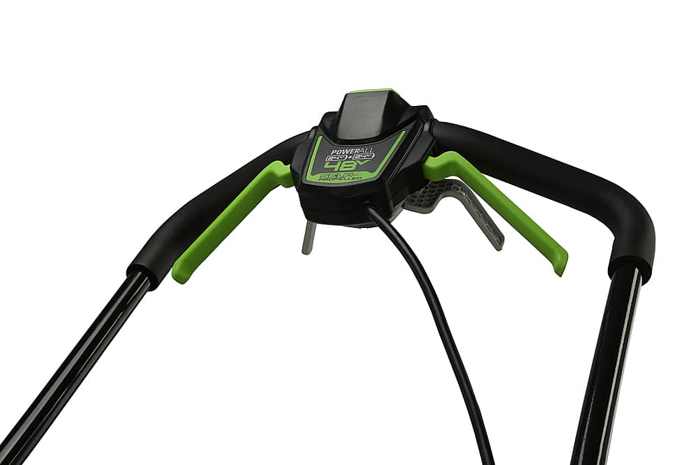 Alt View 12. Greenworks - 24V (2x24V) 21-Inch Self-Propelled Lawn Mower (2 x 5.0Ah Batteries and Charger Included) - Green.