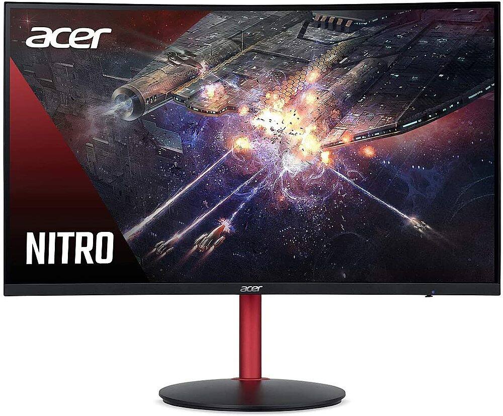 Front. Acer - Acer Nitro XZ2 - 31.5" Monitor WQHD 2560x1440 144Hz 16:9 400Nit - Black.