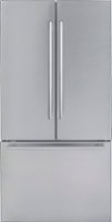 Thermador - Masterpiece 20.8 Cu. Ft. French Door Counter-Depth Smart Refrigerator with HomeConnect - Silver - Front_Zoom