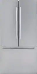 Thermador - Masterpiece 20.8 Cu. Ft. French Door Counter-Depth Smart Refrigerator - Silver - Front_Zoom