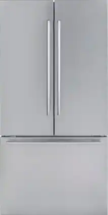 Thermador - Masterpiece 20.8 Cu. Ft. French Door Counter-Depth Smart Refrigerator - Silver