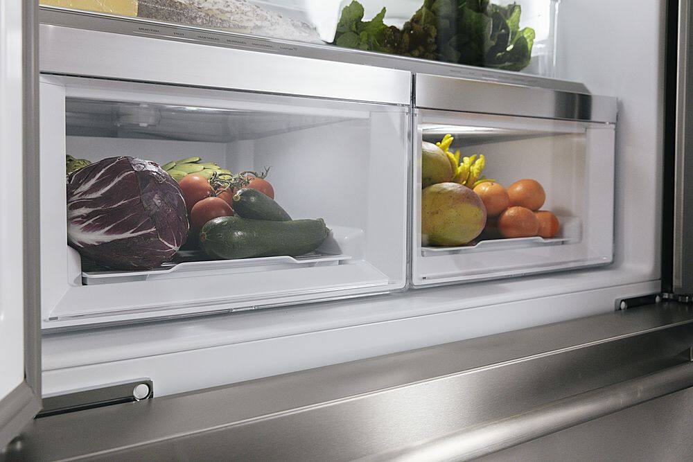 Alt View 13. Thermador - Masterpiece 20.8 Cu. Ft. French Door Counter-Depth Smart Refrigerator - Silver.