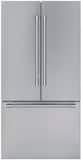 Thermador - Professional Series 36 in. Wide 20.8 Cu. Ft. French Door Bottom Freezer Smart Counter-Depth Smart Refrigerator - Stainless Steel