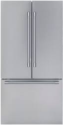 Thermador - Professional 20.8 Cu. Ft. French Door Counter-Depth Smart Refrigerator - Silver - Front_Zoom