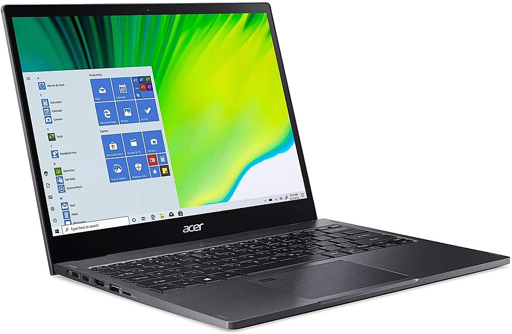 Angle View: Acer - Spin 5 13.5" Refurbished Laptop - Intel Core i7 - 16GB Memory - 512GB SSD