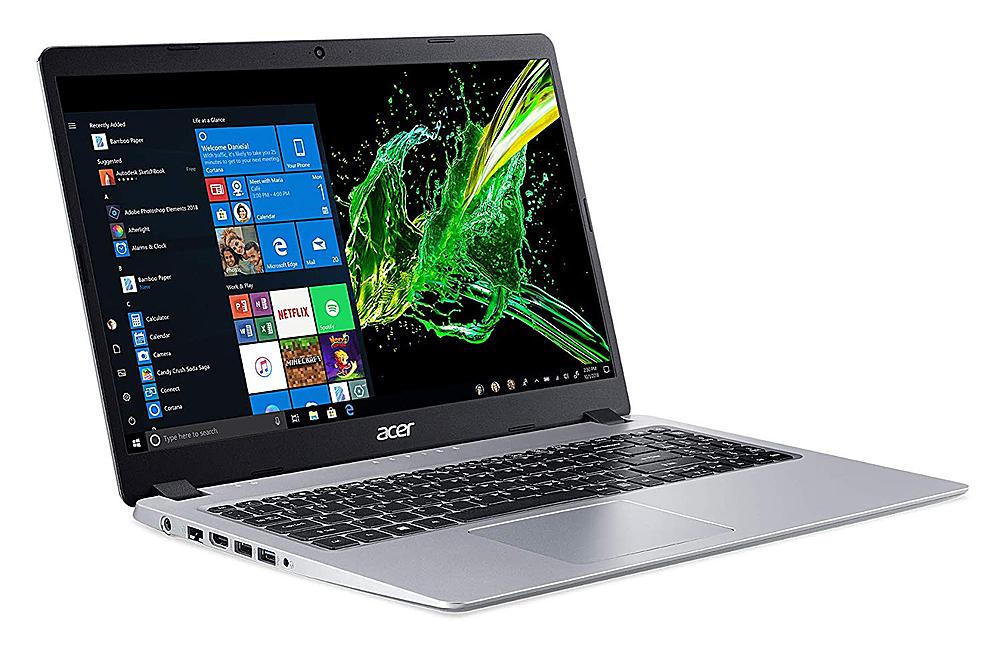 Angle View: Acer - Aspire 5 15.6" Refurbished Laptop - AMD Ryzen 3200U - 4GB Memory - 128GB SSD