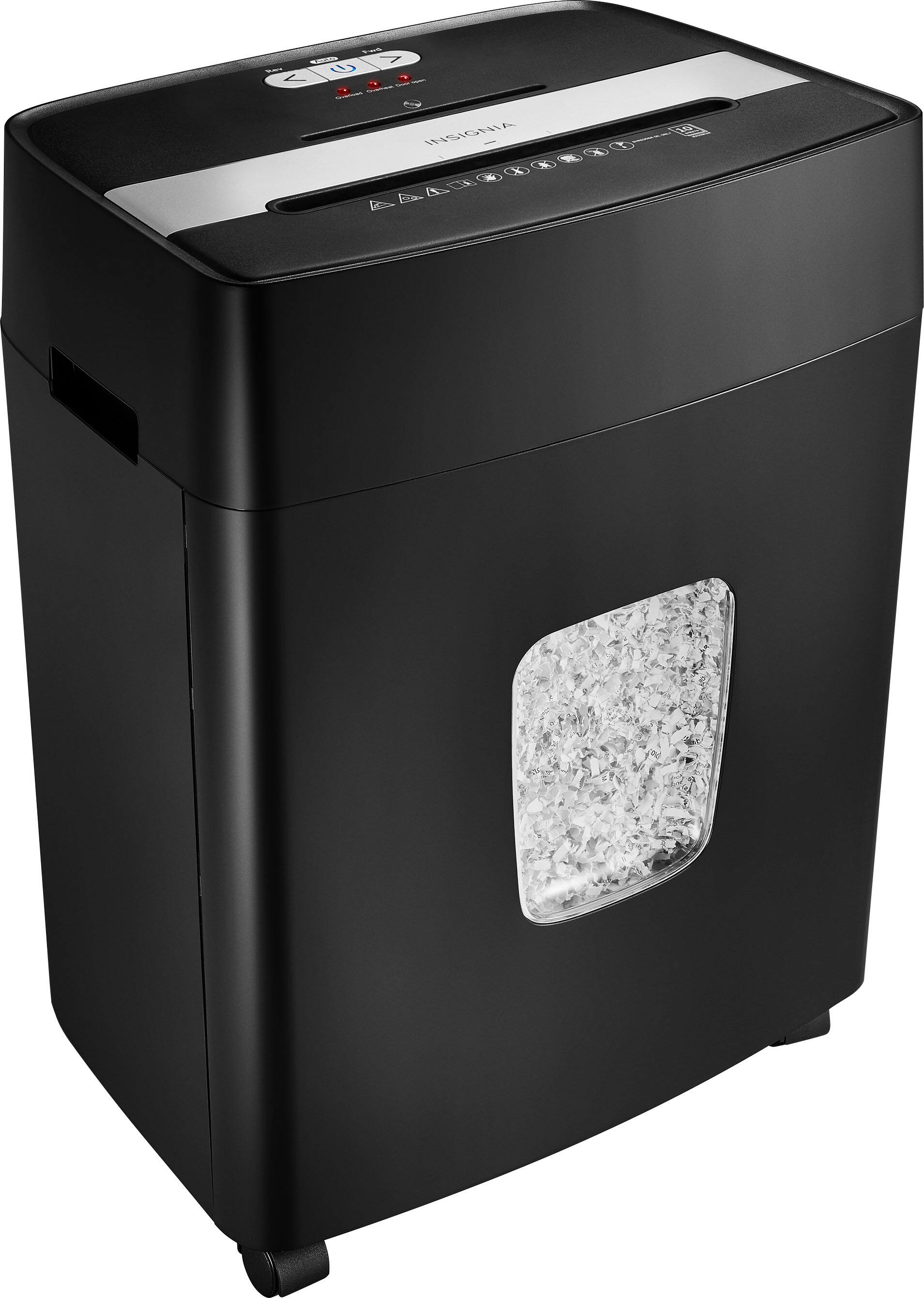 Alt View 13. Insignia™ - 10-Sheet Microcut Shredder - Black.
