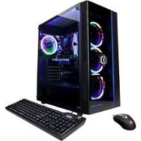 CyberPowerPC - Gamer Master Gaming Desktop - AMD Ryzen 3 3100 - 8GB Memory - NVIDIA GeForce GT 1030 - 1TB HDD + 240GB SSD - Black - Angle_Zoom