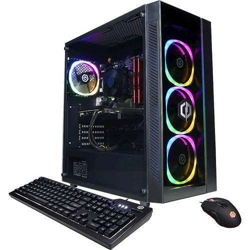CyberPowerPC - Gamer Xtreme Gaming Desktop - Intel Core i5-10600KF - 16GB Memory - NVIDIA GeForce RTX 3060 - 1TB HDD + 500GB SSD - Black
