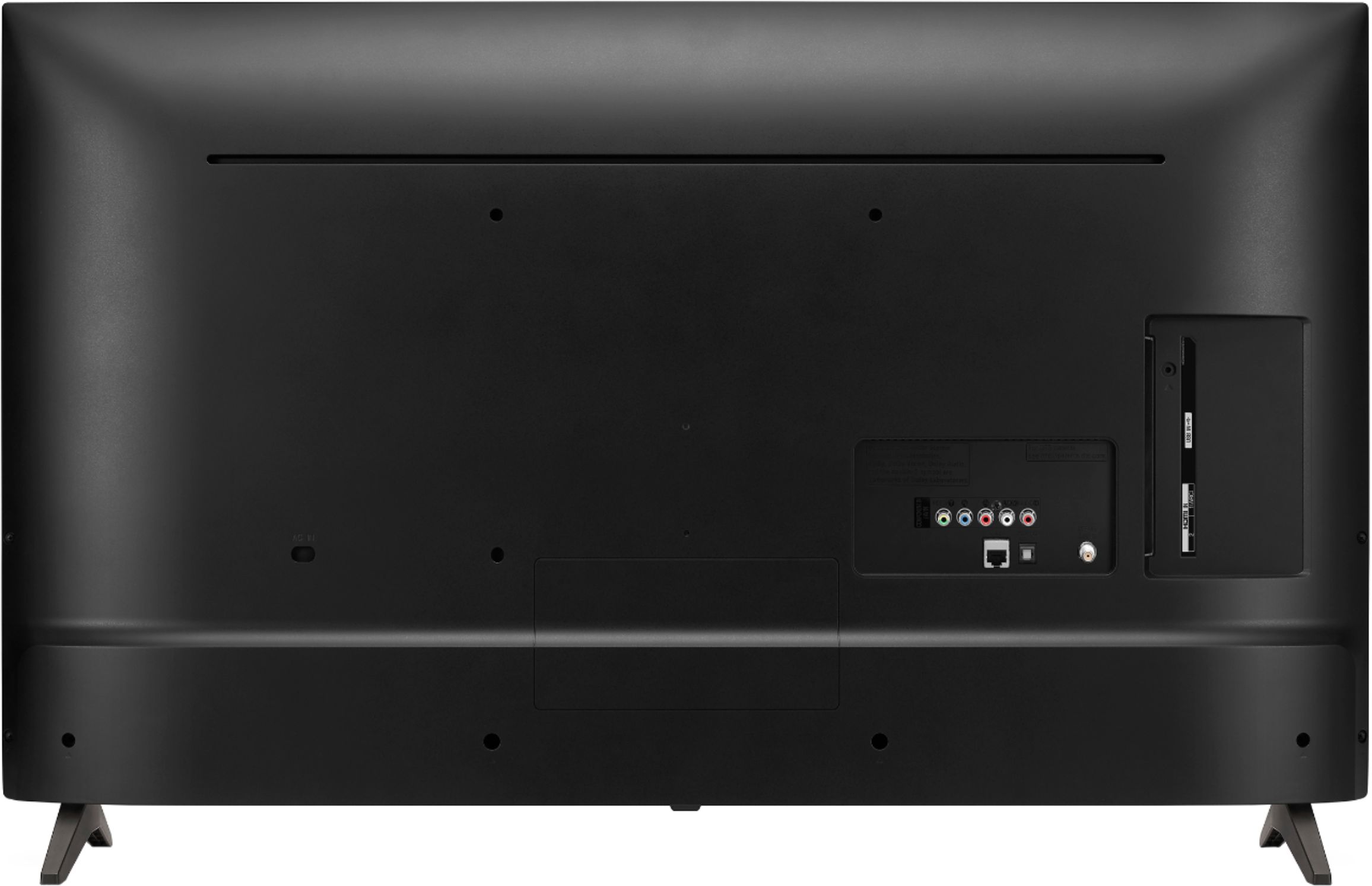 Back View: LG 32" Class HDR Smart LED HD 720p TV - Black