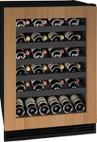 U-Line - 5.5 cu ft 48-750ml bottle Wine Refrigerator with Integrated Door Frame - Custom Panel Ready - Angle_Zoom