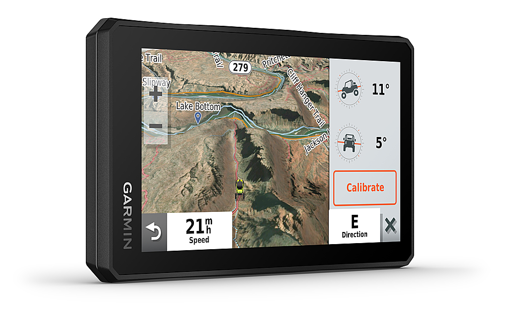 Angle View: Garmin - Tread 5.5" GPS GPS with Built-In Bluetooth - Black