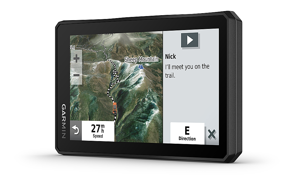 Left View: TomTom - GO Expert 7" GPS with Built-In Bluetooth, Map and Traffic Updates - Black