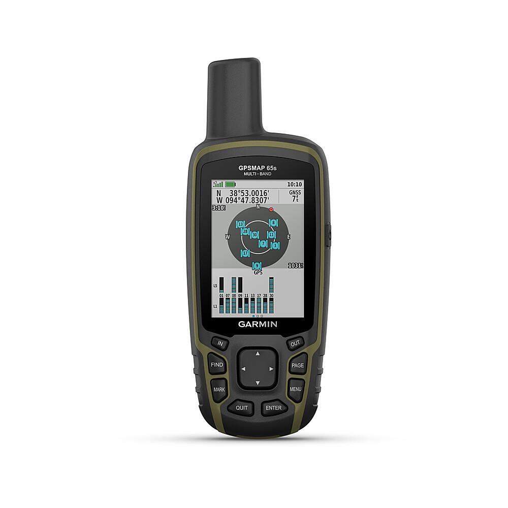 Alt View 13. Garmin - GPSMAP 65s 2.6" GPS with Built-in Bluetooth - Black.