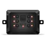 Front. Garmin - Powerswitch Digital Switch Box - Black.