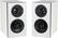 Alt View 11. Definitive Technology - Demand Series Bookshelf Speakers, Pair - Gloss White.