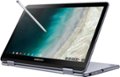 Alt View Zoom 4. Samsung - Geek Squad Certified Refurbished Plus 2-in-1 12.2" Touch-Screen Chromebook - Intel Celeron - 4GB Memory - 32GB eMMC - Stealth Silver.