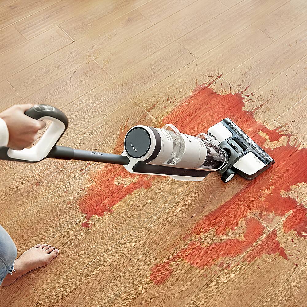 Alt View 13. Tineco - iFloor 3 Complete – 3 in 1 Mop, Vacuum & Self Cleaning Floor Washer - Silver.