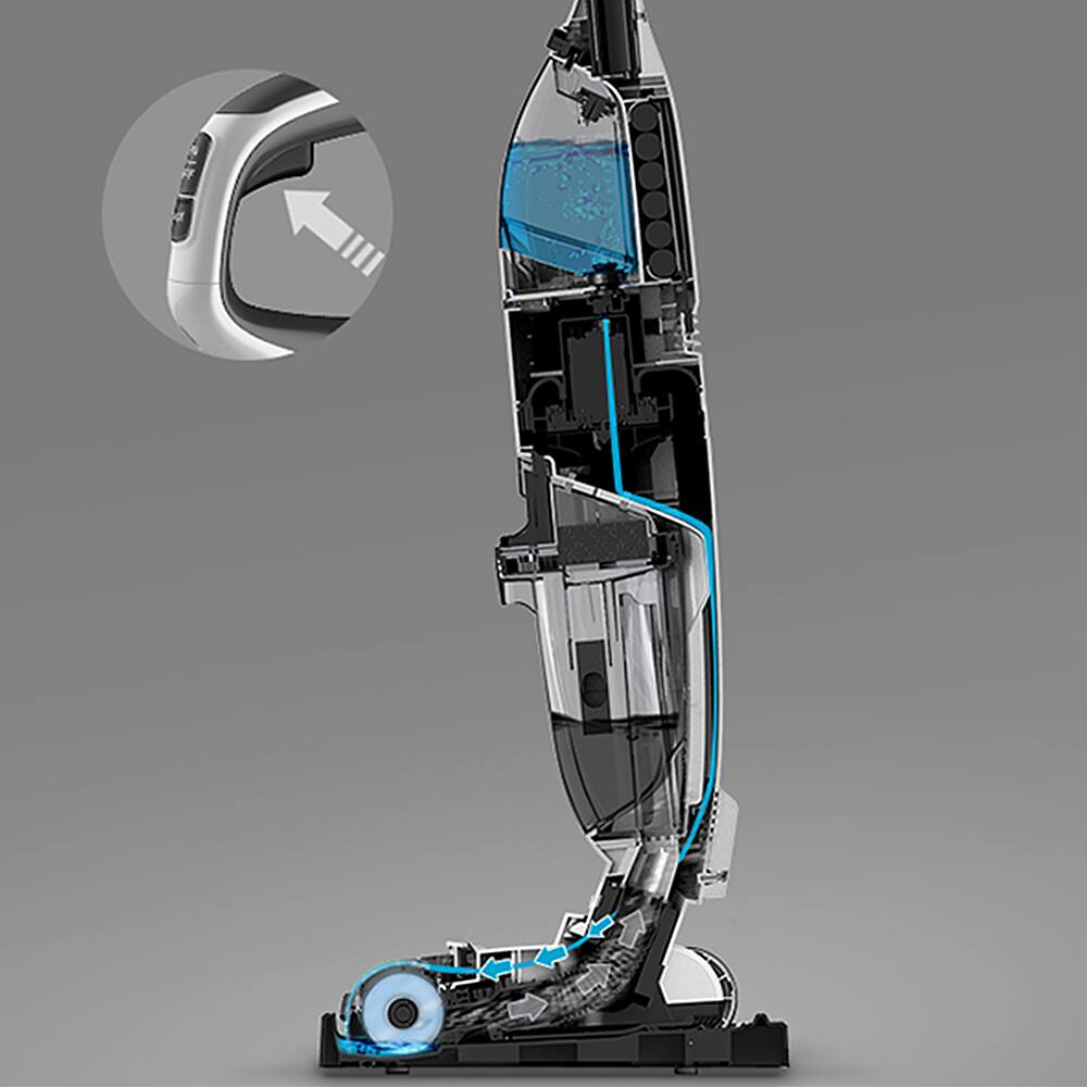 Alt View 1. Tineco - iFloor - 3 in 1 Mop, Vacuum & Self Cleaning Floor Washer - Gray.
