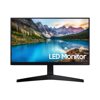 Alt View 1. Samsung - T37F Series 24" FHD Monitor (DisplayPort, HDMI) - Black.