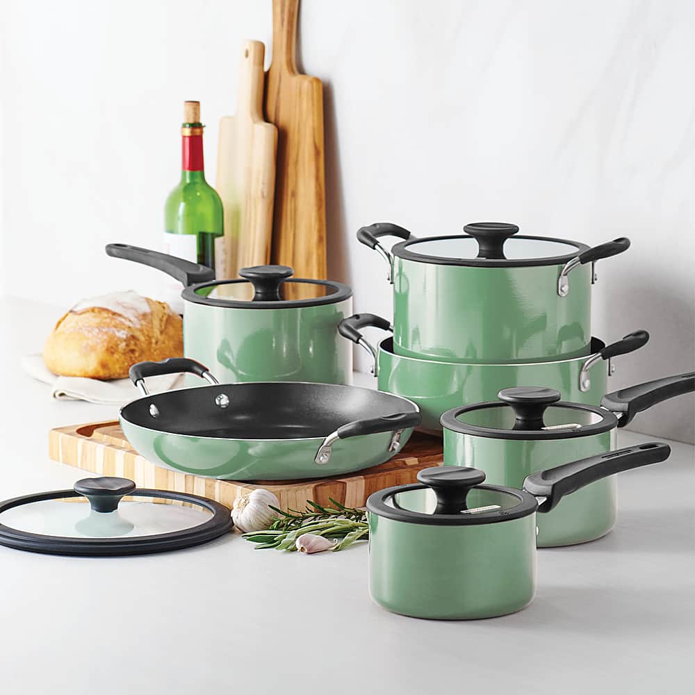 Best Buy Tramontina 11Piece Cookware Set Sage 80156/068DS