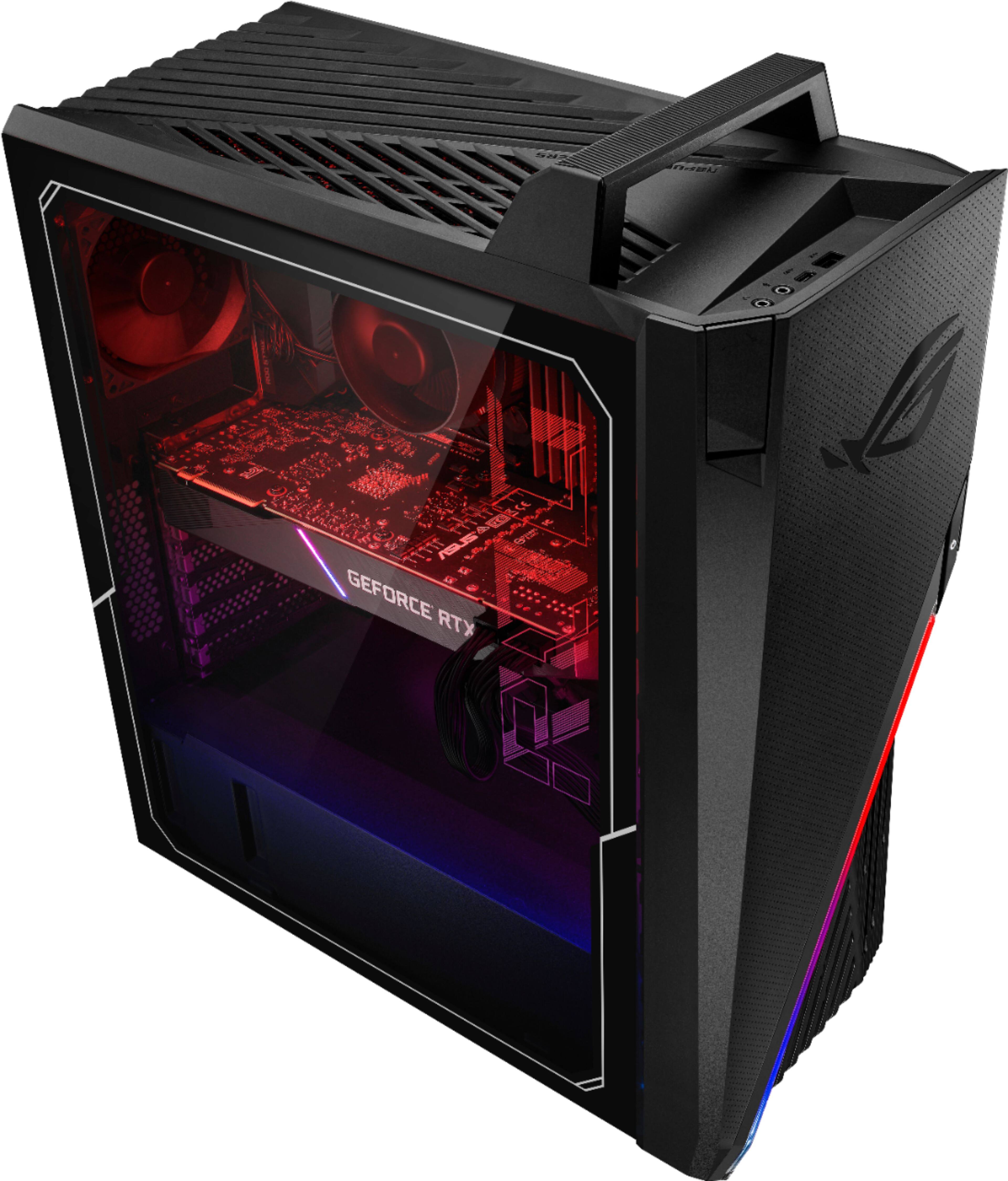Alt View 2. ASUS - ROG Gaming Desktop - Intel Core i7-11700F - 16GB Memory - NVIDIA GeForce RTX 3070 - 1TB HDD + 512GB SSD - Black.
