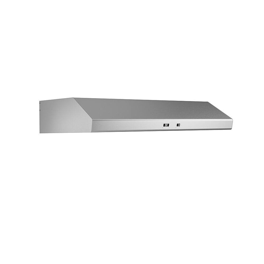 Left. Zephyr - Cyclone 30 in. 600 CFM Under Cabinet Range Hood - Stainless Steel.
