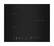 Front. JennAir - 25" Built-in Electric Induction Cooktop 3-Elements with Oblivion Glass - Black.