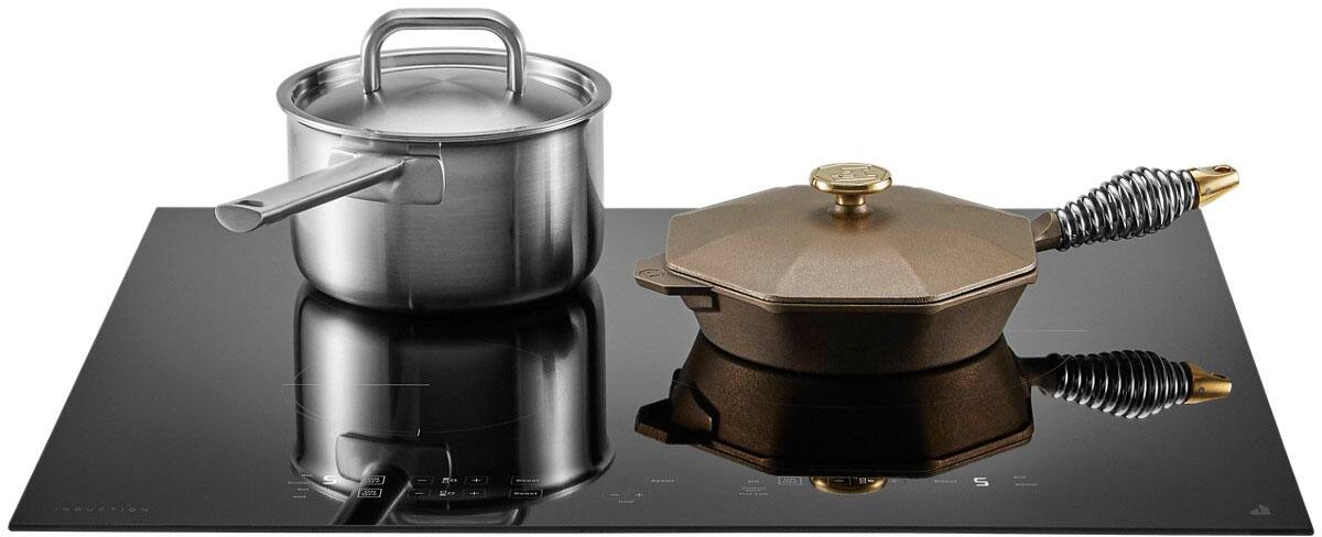 Alt View 11. JennAir - 25" Built-in Electric Induction Cooktop 3-Elements with Oblivion Glass - Black.