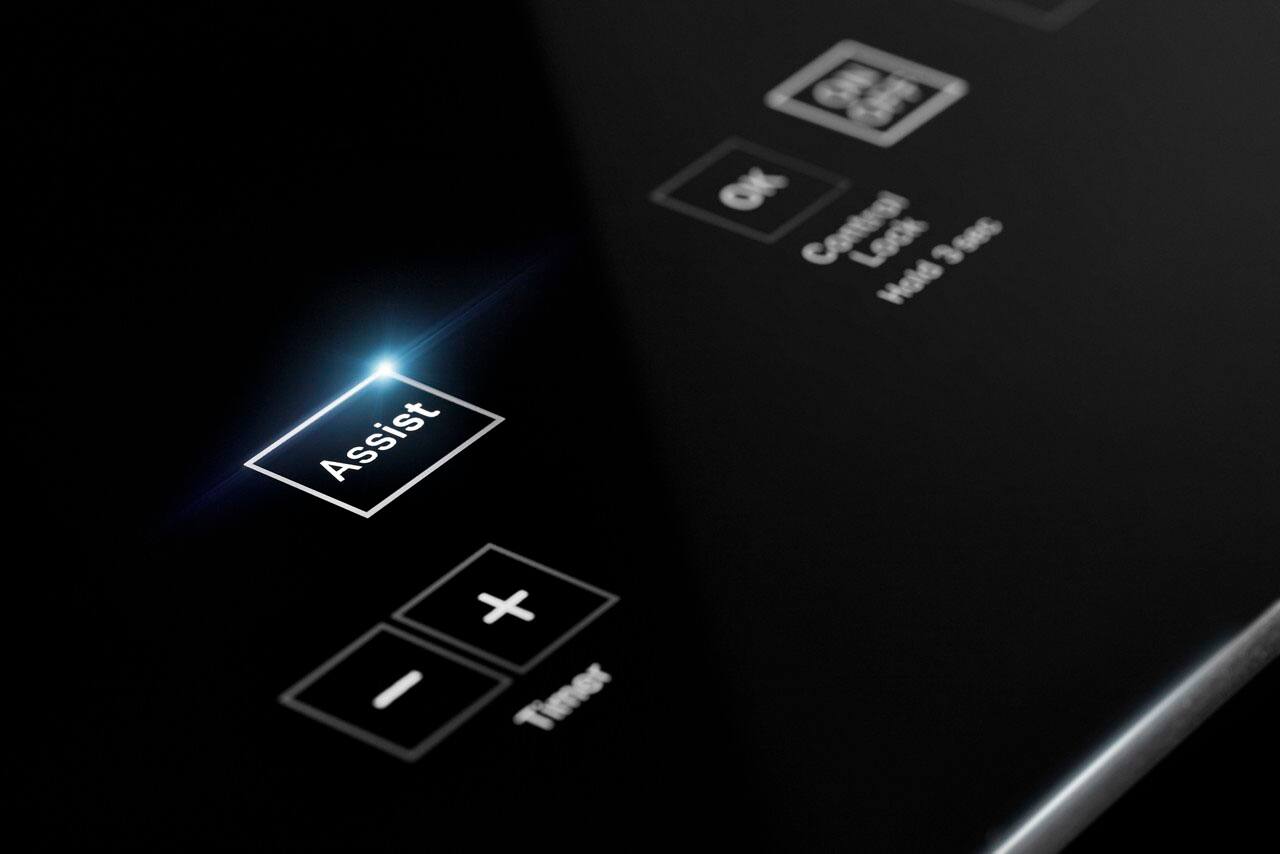 Alt View 13. JennAir - 25" Built-in Electric Induction Cooktop 3-Elements with Oblivion Glass - Black.