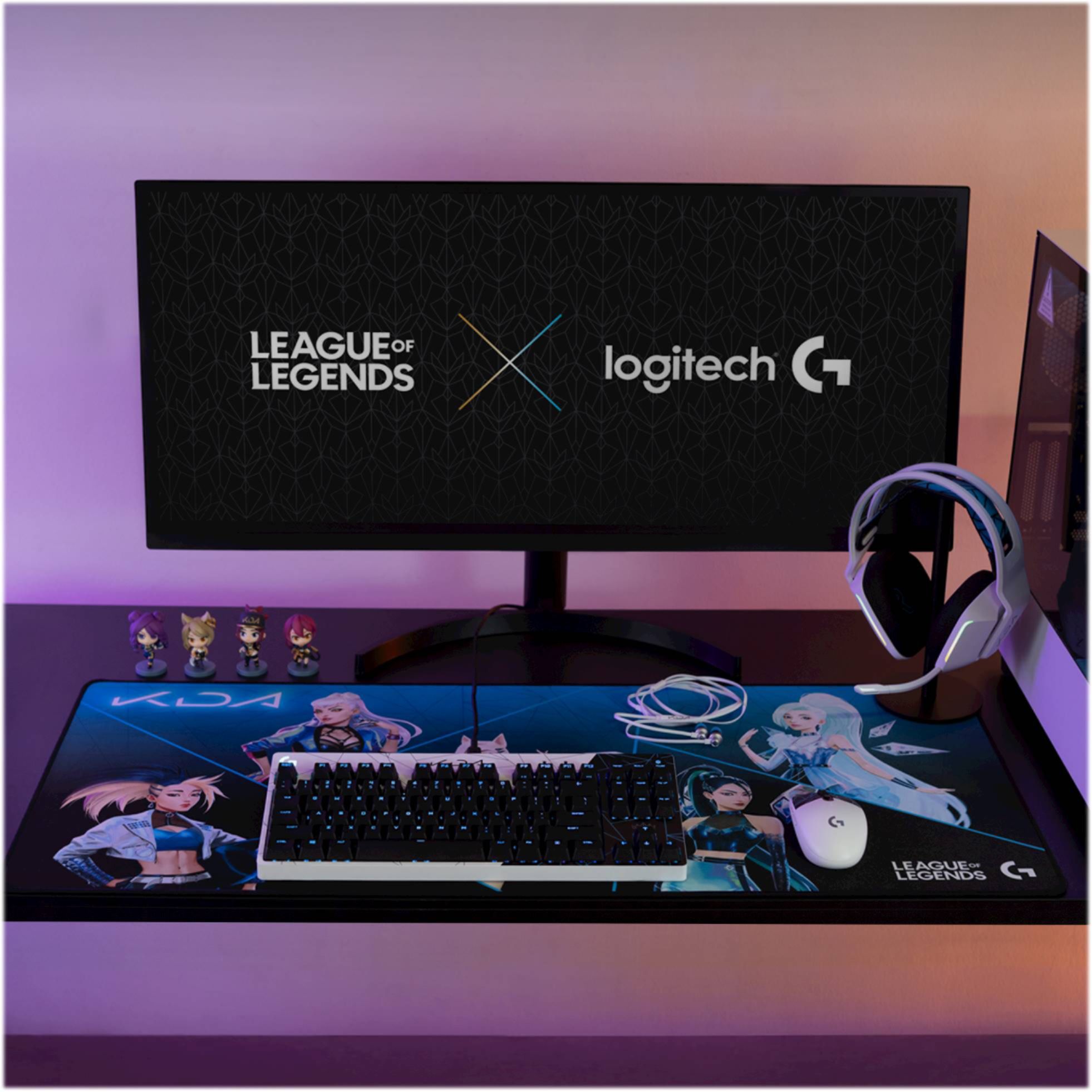 Best Buy: Logitech G840 Cloth Gaming Mouse Pad with Rubber Base (Extra  Large) League of Legends Edition, Multi 943-000543