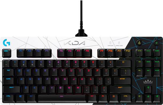 Logitech G Pro K Da Wired Tenkeyless Gaming Mechanical Keyboard With Rgb Backlighting White 9 Best Buy