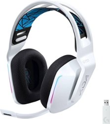 Logitech - G733 LIGHTSPEED Wireless DTS Headphone:X v2.0 Gaming Headset for PC, Mac and PlayStation 4 - K/DA, White - Angle_Zoom