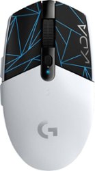 Logitech - G305 LIGHTSPEED Wireless Optical 6 Programmable Button Gaming Mouse with 12,000 DPI HERO Sensor - K/DA, White - Front_Zoom