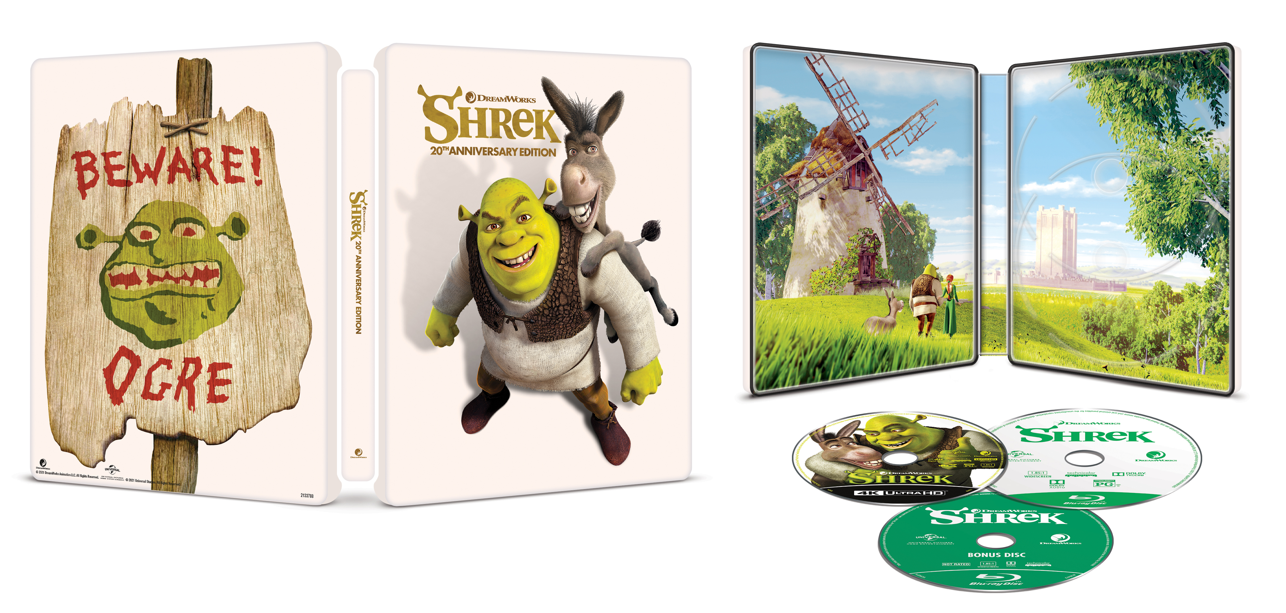 Best Buy Shrek Th Anniversary Edition Steelbook Digital Copy