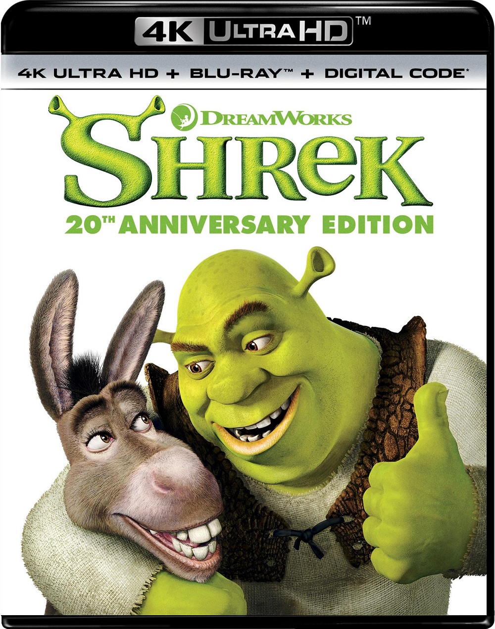  Shrek [20th Anniversary Edition] [Includes Digital Copy] [4K Ultra HD Blu-ray/Blu-ray] [2001]
