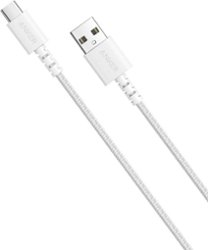 Anker - PowerLine Select+ USB-C to USB-A Cable 3-ft - White - Front_Zoom