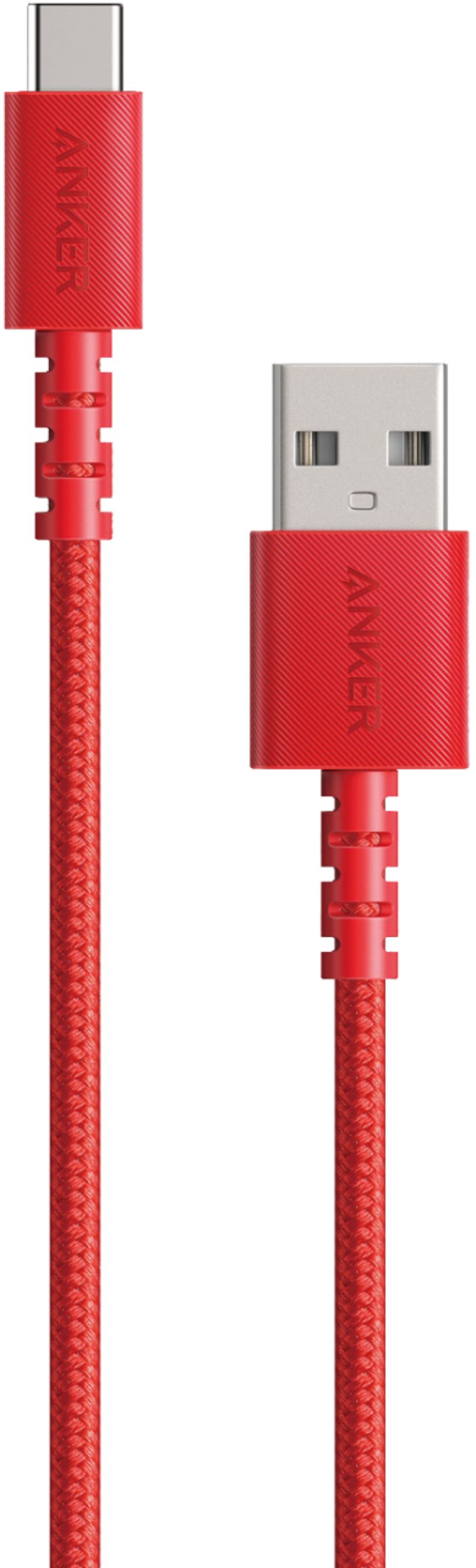 rig en gang Berolige Anker PowerLine Select+ USB-C to USB-A Cable 6-ft Red A8023H91-1 - Best Buy