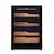 Left. NewAir - 840 Count Cigar Humidor Wineador with Built-in Humidification System and Opti-Temp Heating & Cooling Function - Black.