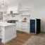 Alt View 12. NewAir - 76-Bottle Dual Zone Wine Fridge with Low-Vibration Ultra-Quiet Inverter Compressor, Adjustable Racks, Digital Thermostat - Silver.