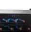 Alt View 15. NewAir - 76-Bottle Dual Zone Wine Fridge with Low-Vibration Ultra-Quiet Inverter Compressor, Adjustable Racks, Digital Thermostat - Silver.