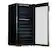 Alt View 29. NewAir - 76-Bottle Dual Zone Wine Fridge with Low-Vibration Ultra-Quiet Inverter Compressor, Adjustable Racks, Digital Thermostat - Silver.