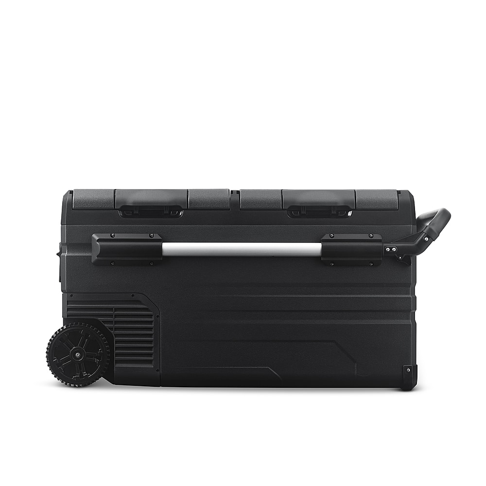 Alt View 21. NewAir - 80 Quart Portable 12v Electric Cooler with LG Compressor, Fridge and Freezer, Rugged Wheels, and Solar Power Input - Gray.