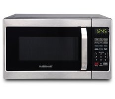 Farberware - Classic 0.7 Cu. Ft. Countertop Microwave with Speed Cooking - Silver - Angle_Zoom