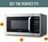 Alt View 11. Farberware - Classic 0.7 Cu. Ft. Countertop Microwave with Speed Cooking - Silver.