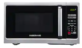 Galanz - Classic 0.9 Cu. Ft. Countertop Microwave with Speed Cooking - Black