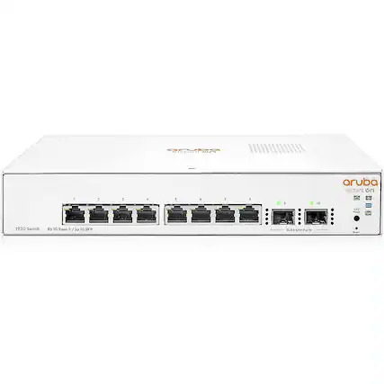 Alt View 11. HPE Aruba - Instant On 1930 8G 2SFP Switch - White.