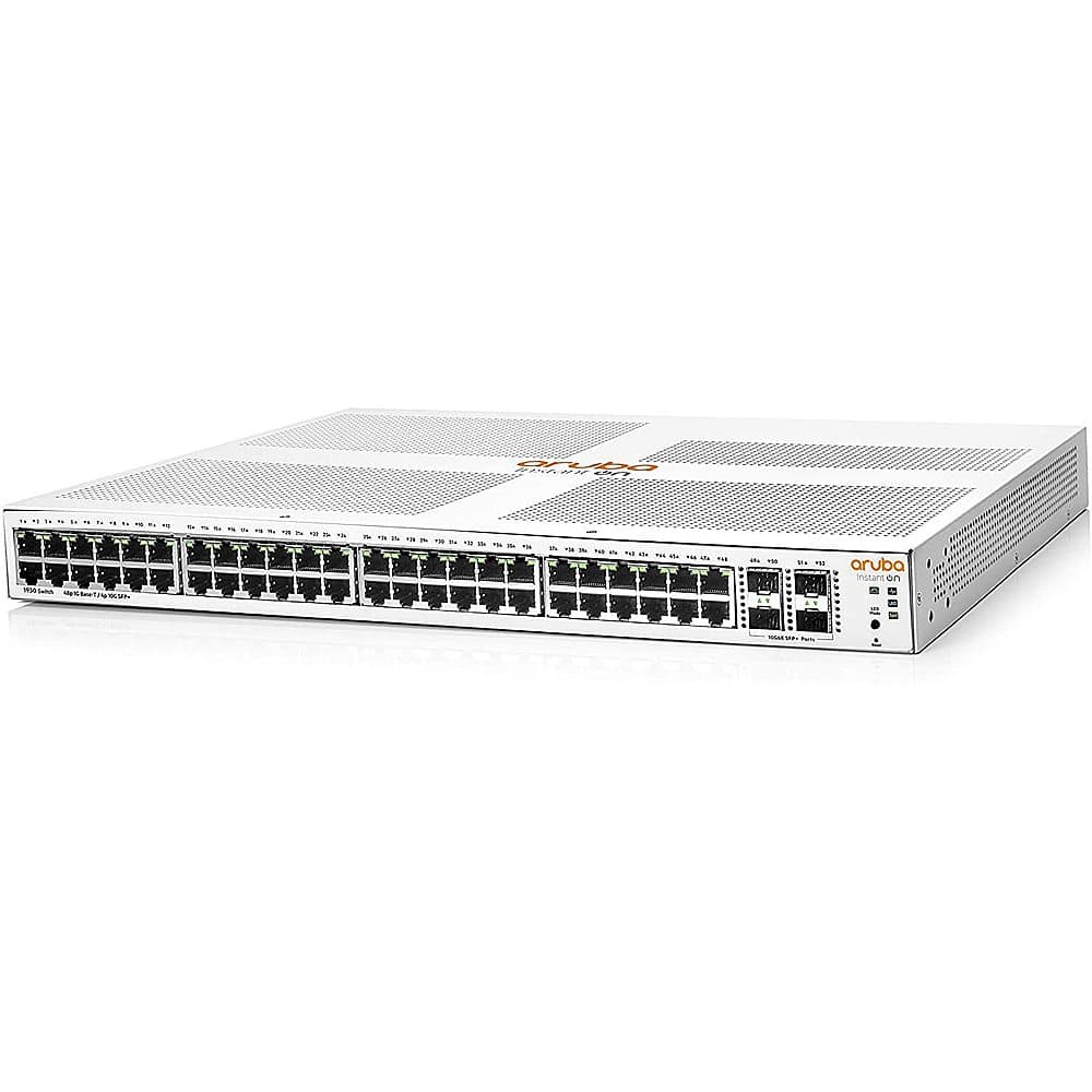 Alt View 11. HPE Aruba - Instant On 1930 48G 4SFP/SFP+ Switch - White.