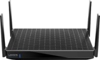 Linksys - Hydra Pro AXE6600 Wi-Fi 6E Tri-Band Router - Black - Front_Zoom